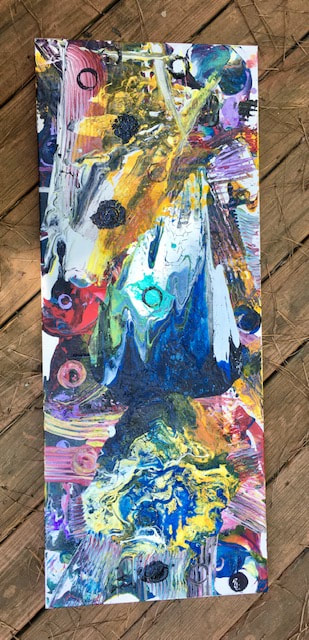 "Full Color", Painting, $300, 40" x 16"