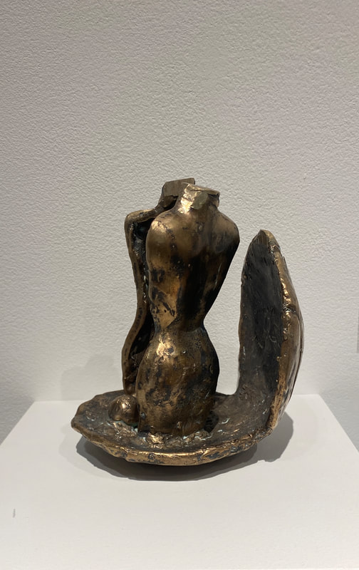 "Open Shell", $350, 4.5 x 4 x 5, Bronze